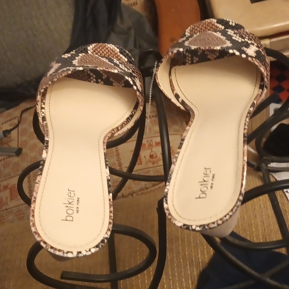 Got a pair of brown snakeskin botkier newyork